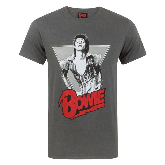 Front - David Bowie Mens Ziggy Stardust T-Shirt
