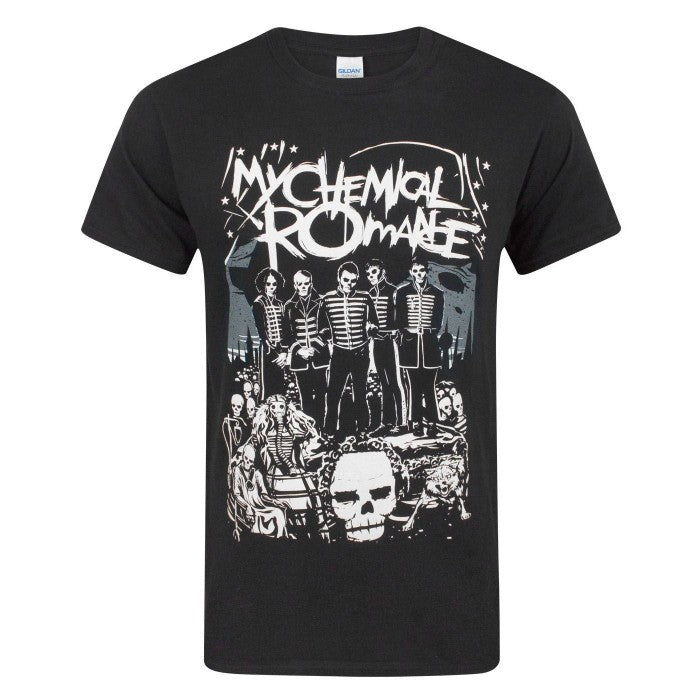 Front - My Chemical Romance Mens The Black Parade Poster T-Shirt