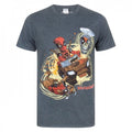 Front - Marvel Deadpool Mens 4x4 T-Shirt