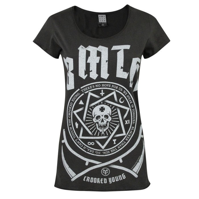 Front - Amplified Womens/Ladies Bring Me The Horizon Crooked Young T-Shirt