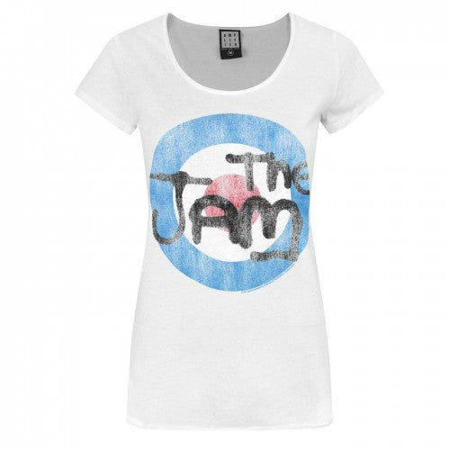 Front - Amplified Womens/Ladies The Jam Logo T-Shirt