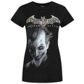 Front - Batman Womens/Ladies Arkham Asylum Joker T-Shirt