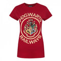 Front - Harry Potter Womens/Ladies Hogwarts Railways T-Shirt