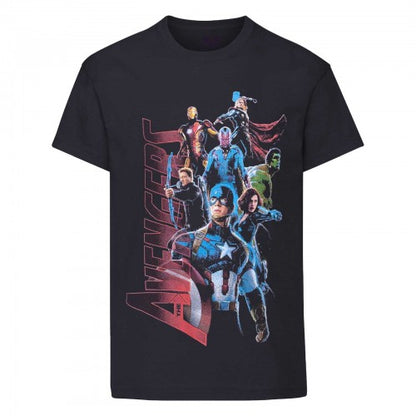 Front - Marvel Official Boys Avengers Characters T-Shirt