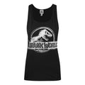 Front - Jurassic World Womens/Ladies Distressed Logo Tank Top