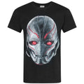 Front - Avengers Official Mens Age Of Ultron Head T-Shirt