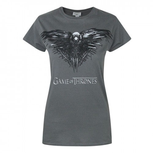 Front - Game Of Thrones Womens/Ladies Three Eyed Raven T-Shirt
