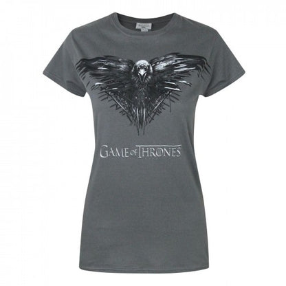 Front - Game Of Thrones Womens/Ladies Three Eyed Raven T-Shirt
