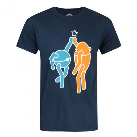 Front - Portal 2 Official Mens Hi Five T-Shirt