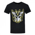 Front - Transformers Official Mens Decepticon Metallic Logo T-Shirt