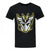 Front - Transformers Official Mens Decepticon Metallic Logo T-Shirt