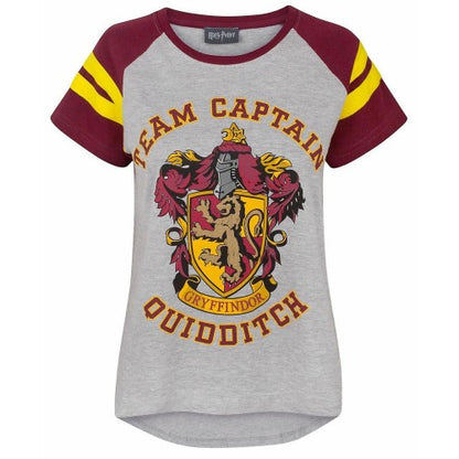 Front - Harry Potter Womens/Ladies Quidditch Team Captain T-Shirt