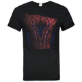 Front - Spider-Man Official Mens Ripped Chest T-Shirt