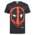 Front - Marvel Official Deadpool Mens Splat Logo T-Shirt