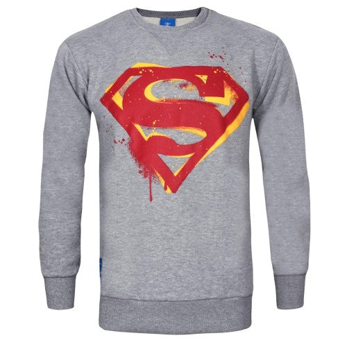 Superman sweatshirt mens best sale