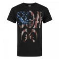 Front - Sons Of Anarchy Mens Americana & Crossed Rifles T-Shirt