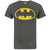 Front - Batman Mens Distressed Logo T-Shirt