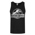 Front - Jurassic World Mens Distressed Logo Vest