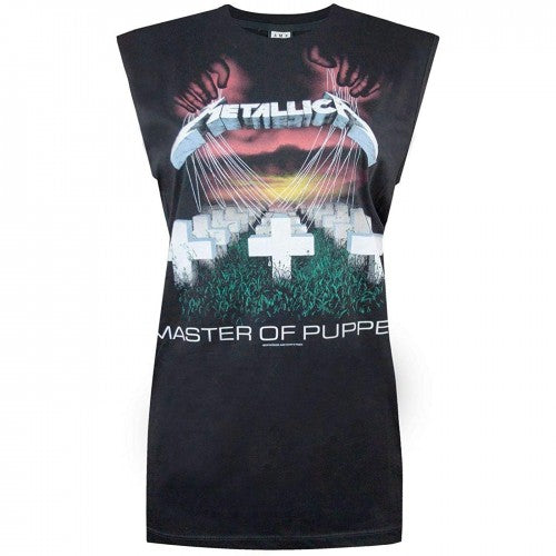Front - Amplified Womens/Ladies Metallica Master Of Puppets Sleeveless T-Shirt