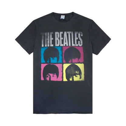 Front - Amplified Mens The Beatles Hard Days Night T-Shirt