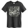 Front - Amplified Mens Willie Nelson Midnight Rider T-Shirt