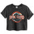 Front - Amplified Womens/Ladies Pink Floyd On The Run Cropped T-Shirt