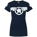 Front - Captain America: Super Soldier Womens/Ladies Logo T-Shirt