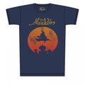 Front - Aladdin Mens Magic Carpet Distressed Print T-Shirt