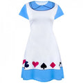 Front - Alice In Wonderland Womens/Ladies Costume Dress