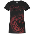 Front - Game of Thrones Womens/Ladies House Targaryen T-Shirt