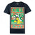 Front - Super Mario Mens Vintage Bowser Japanese Poster T-Shirt