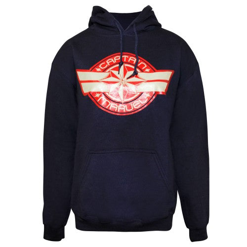 Front - Captain Marvel Womens/Ladies Logo Hoodie