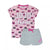 Front - Jojo Siwa Girls Bows Short Pyjama Set