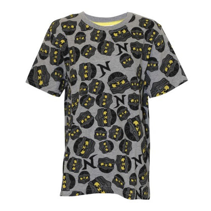 Front - Lego Ninjago Boys All Over Print T-Shirt