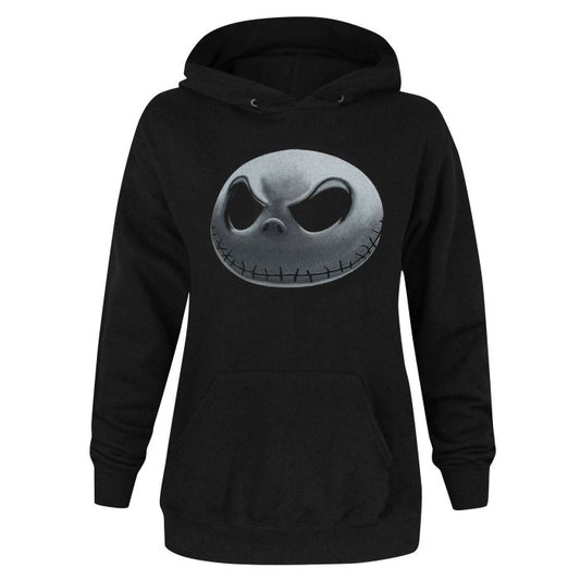 Front - Nightmare Before Christmas Womens/Ladies Jack Skellington Hoodie