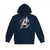 Front - Avengers Mens End Game Eroded A Logo Hoodie