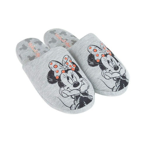 Front - Disney Minnie Mouse Sketch Womens/Ladies Slippers