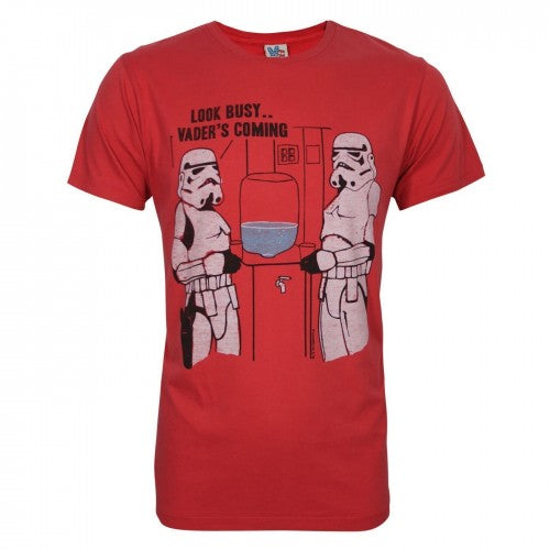 Front - Junk Food Mens Vader´s Coming Star Wars T-Shirt