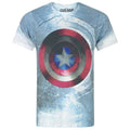 Front - Captain America Civil War Mens Shield Sublimation T-Shirt
