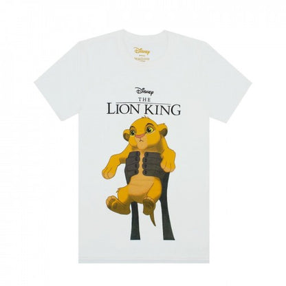 Front - The Lion King Mens Circle Of Life Simba T-Shirt