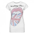 Front - Amplified Womens/Ladies UK Diamante Lick The Rolling Stones T-Shirt