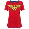 Front - Wonder Woman Womens/Ladies Metallic Logo T-Shirt