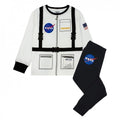 Front - NASA Boys Astronaut Uniform Long-Sleeved Pyjama Set