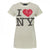 Front - Junk Food Womens/Ladies I Love New York T-Shirt