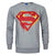 Front - Superman Mens Stencil Sweatshirt