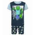 Front - Minecraft Boys Undead Short Pyjama Set