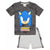 Front - Sonic The Hedgehog Boys Gaming Short Pyjama Set