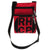 Front - Rock Sax Red Square Red Hot Chili Peppers Crossbody Bag