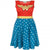 Front - Wonder Woman Womens/Ladies Costume Dress