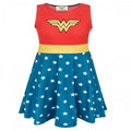 Front - Wonder Woman Girls Costume Dress